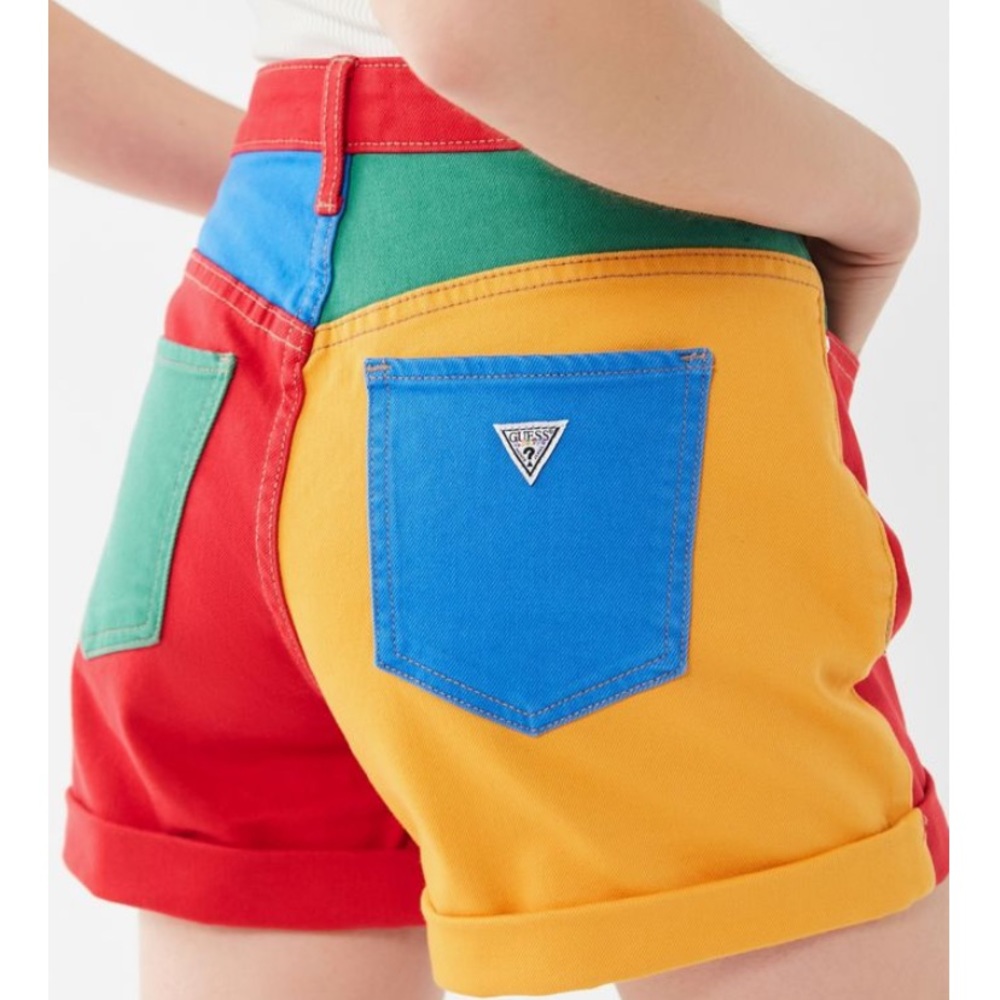 ISO: GUESS X J Balvin Claudia Colorblock Short
